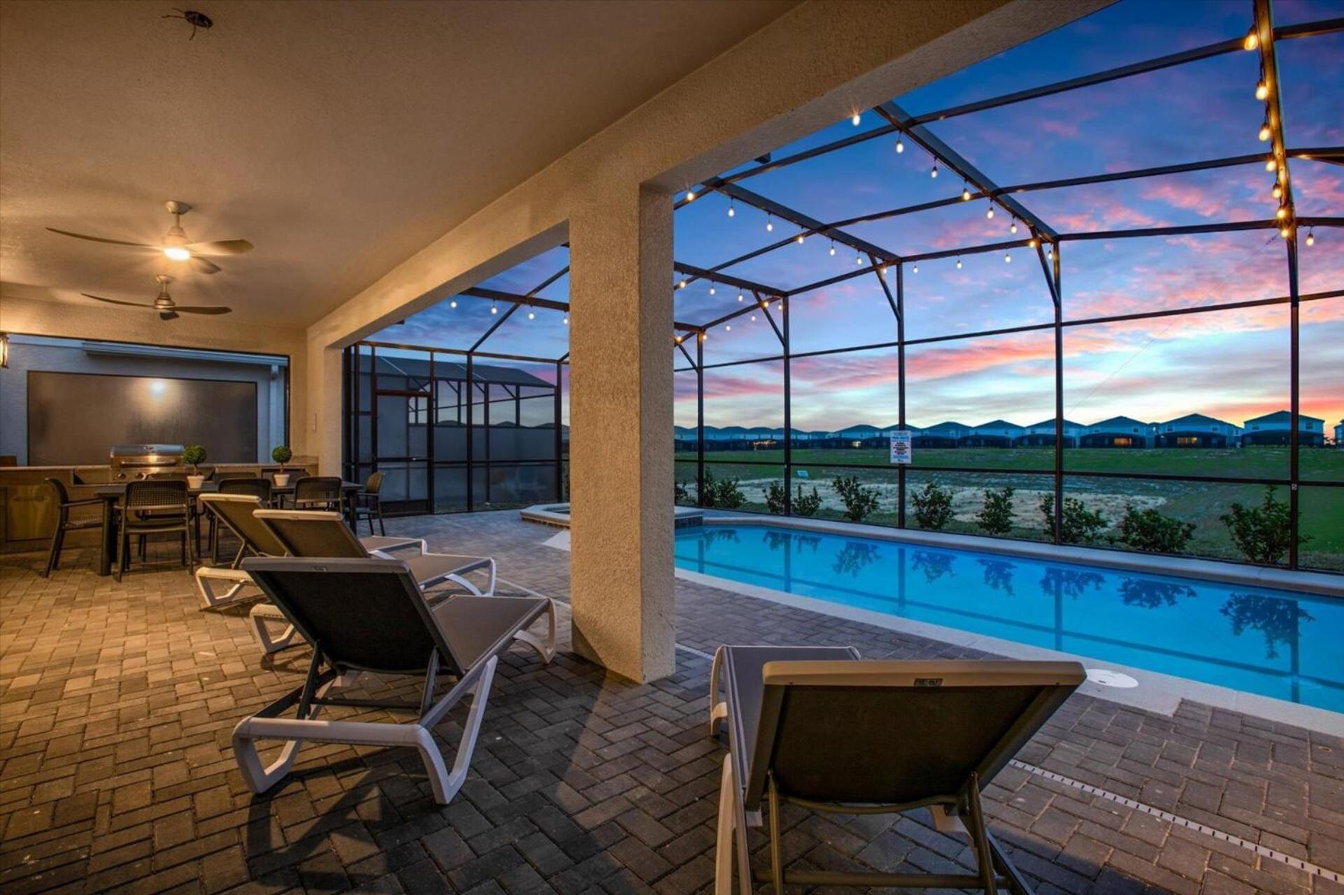 Orlando Villa 6463: Luxurious 10-Bedroom Retreat Davenport Exterior foto