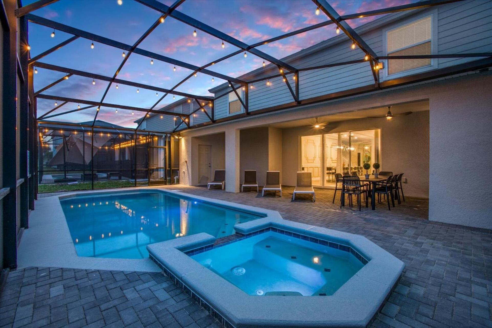Orlando Villa 6463: Luxurious 10-Bedroom Retreat Davenport Exterior foto
